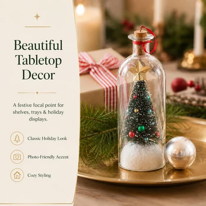 Christmas Sale - Recordable Christmas Tree Message In A Bottle
