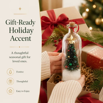 Christmas Sale - Recordable Christmas Tree Message In A Bottle
