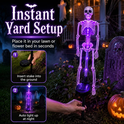 Solar Skeleton Yard Stake
