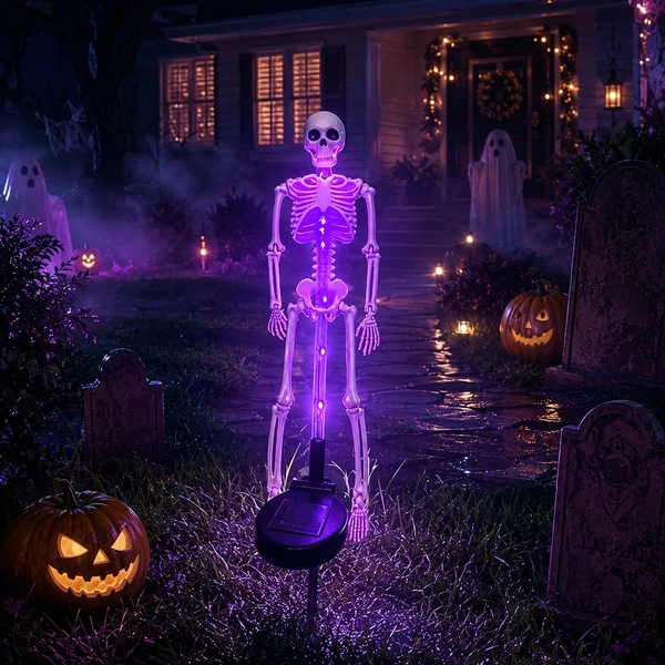 Solar Skeleton Yard Stake