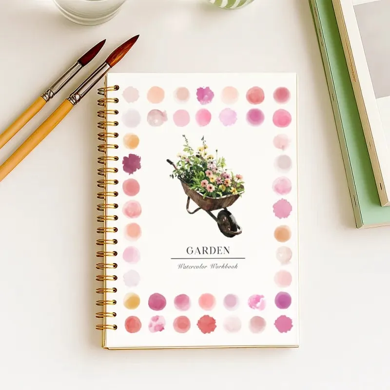 Beginner-Friendly Watercolor Workbook