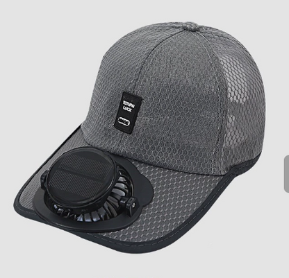 🧢2026 Pro Outdoor Cooling Cap: Dual Power Supply Fan Cap