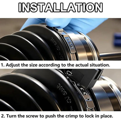 🔧Single Ear CV Boot Clamp Crimper Tool For Car Axle Repair