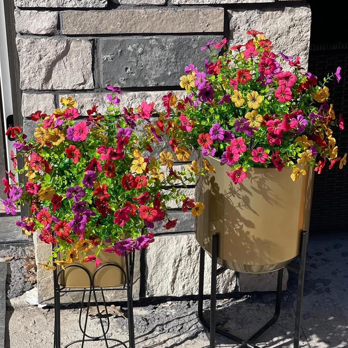 Outdoor/Indoor UV Resistant & Waterproof Artificial Flower Decor