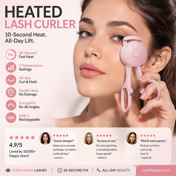 Electric Heated Eyelash Curler