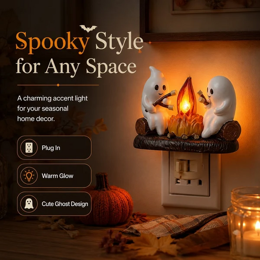 Plug In The Cutest Halloween Glow — Adorable Ghost Outlet Night Light