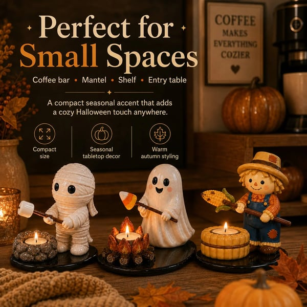 Halloween Campfire Tealight Holder