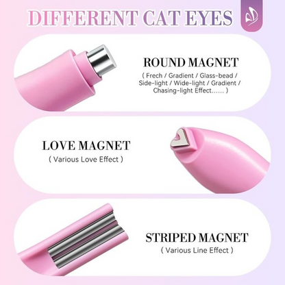 3-in-1 Cat Eye Nail Magnet Tool