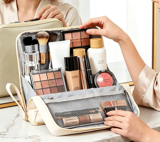 Waterproof Large-Capacity Portable Makeup Bag
