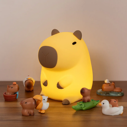 Capybara Squishy Night Light - Perfect Gift