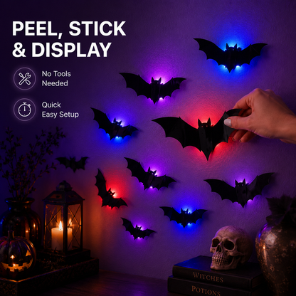 Halloween LED Bat Decorations