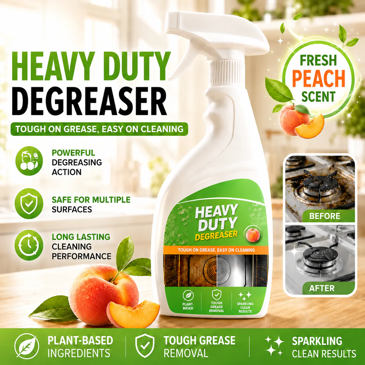 Heavy Duty Kitchen Degreaser Spray 500ml