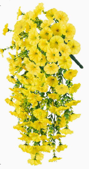 UV Resistant Hanging Artificial Morning Glory Vine