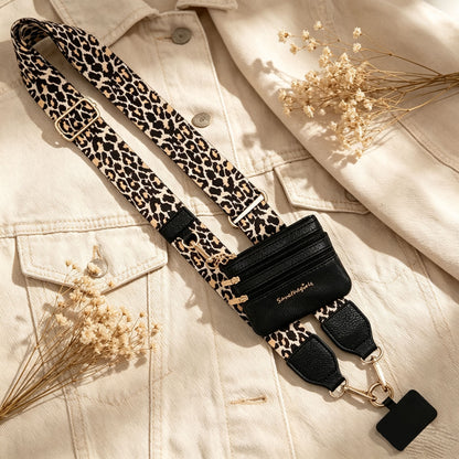 Phone Strap With Zippered Pouch
