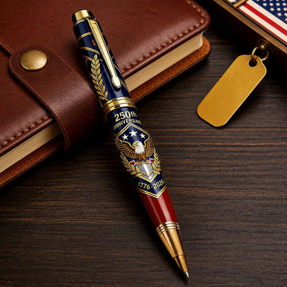 Perfect For Any Patriot 一 USA 250th Anniversary Notebook & Pen Set, 1776-2026 Patriotic Gift
