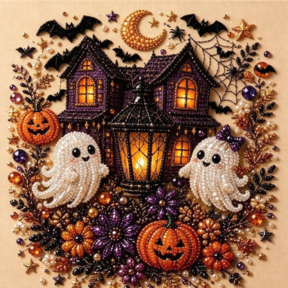 Halloween Pearl Art DIY Kit – Turn Tiny Pearls Into Spooky-Cute Magic