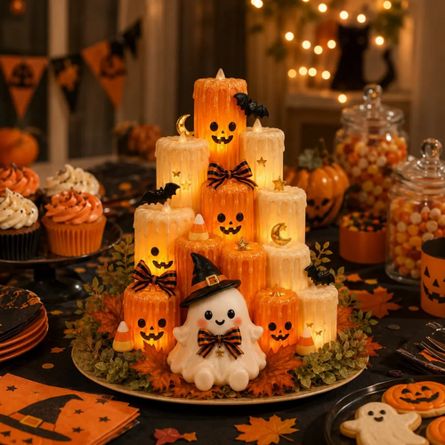 🔮🎃Halloween Pumpkin Electronic Candle Light 🎃✨