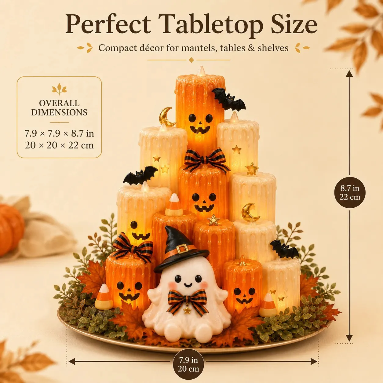 🔮🎃Halloween Pumpkin Electronic Candle Light 🎃✨