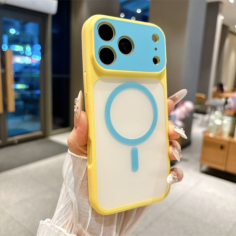 Color Block MagSafei Phone Case 13-17
