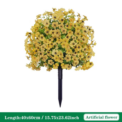 Outdoor/Indoor UV Resistant & Waterproof Artificial Flower Decor