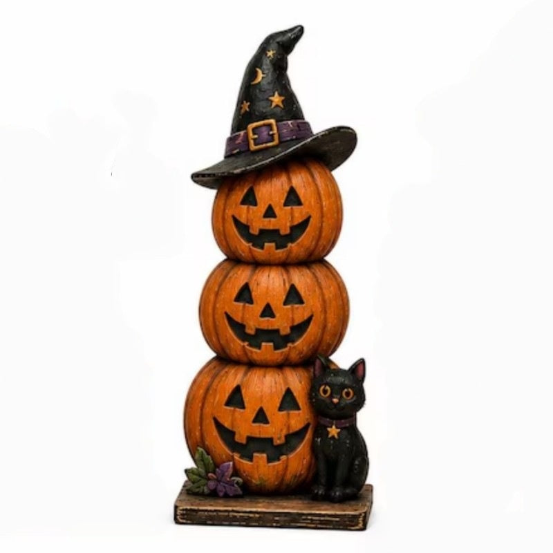 Lighted Halloween Haunted House & Character Figurine Collection