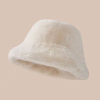 D-Beige Bucket Hat