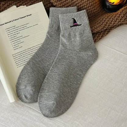 Halloween Embroidered Socks