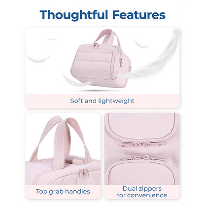 Travel Makeup Bag – Dustproof & Water-Resistant With Multiple Compartments