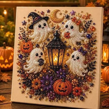 Halloween Pearl Art DIY Kit – Turn Tiny Pearls Into Spooky-Cute Magic