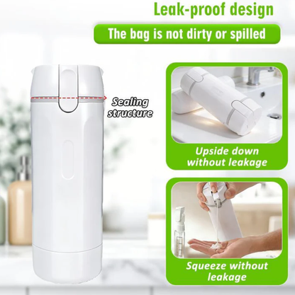 4-in-1 Travel Toiletry Dispenser – Compact, Leak-Proof & Refillable