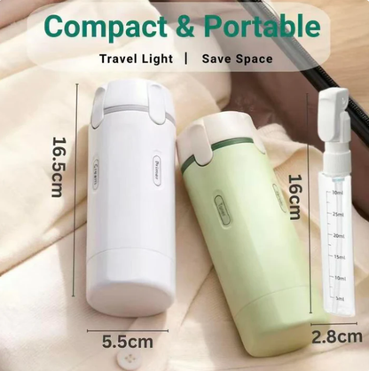 4-in-1 Travel Toiletry Dispenser – Compact, Leak-Proof & Refillable