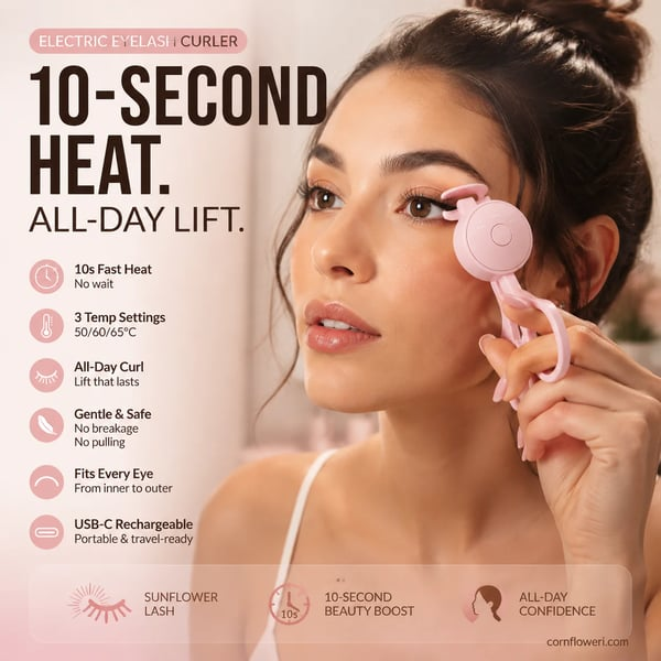 Electric Heated Eyelash Curler