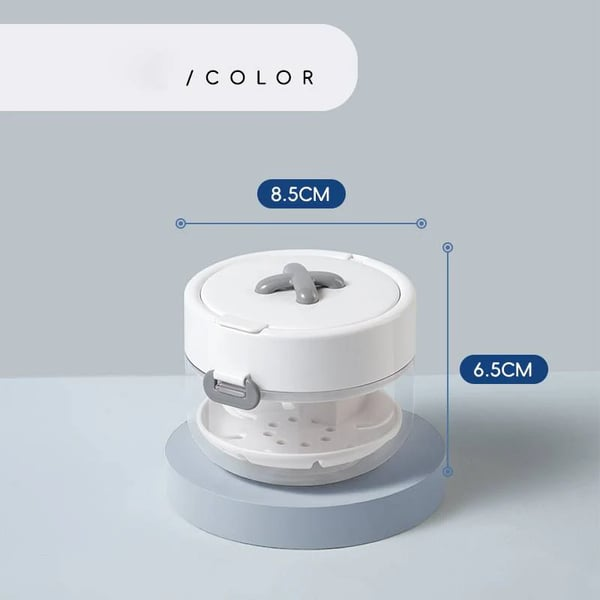 Portable 3-in-1 Retainer Cleaner Case | Clean, Drain, Dry & Store Aligners, Mouth Guards And Dentures In One Compact Organizer
