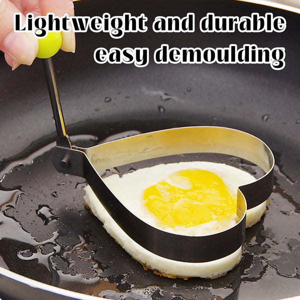 5 Counts Set Fried Egg Rings Molds - Multifunctional Breakfast Tool