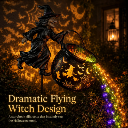 🧙‍♀Halloween Witch Cauldron Garden Light🎃✨