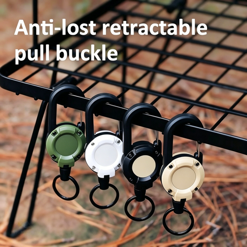 Retractable Carabiner Keychain