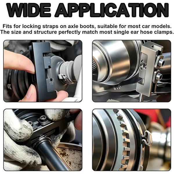 🔧Single Ear CV Boot Clamp Crimper Tool For Car Axle Repair