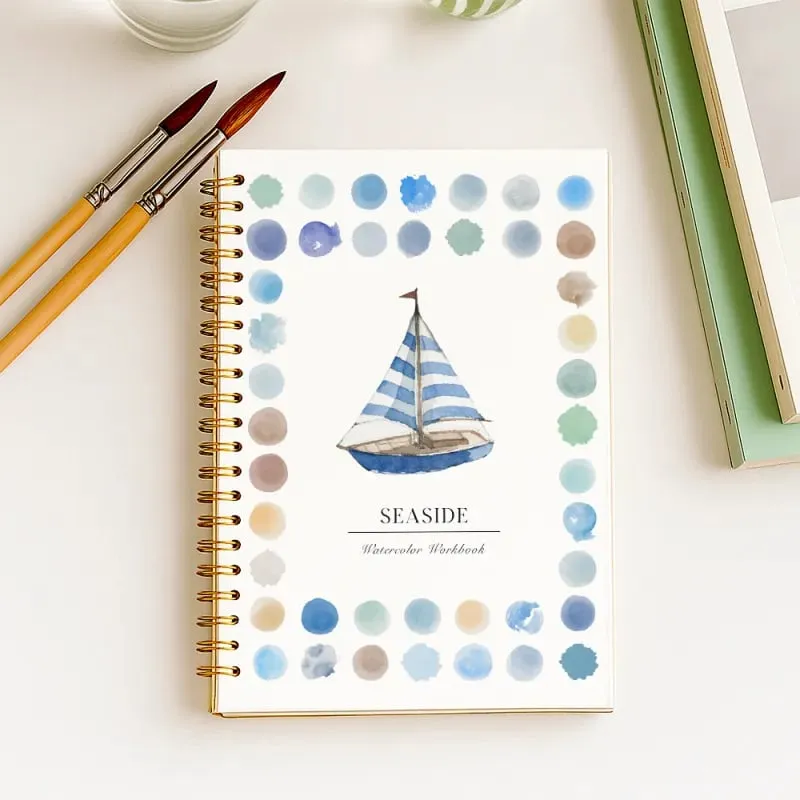 Beginner-Friendly Watercolor Workbook