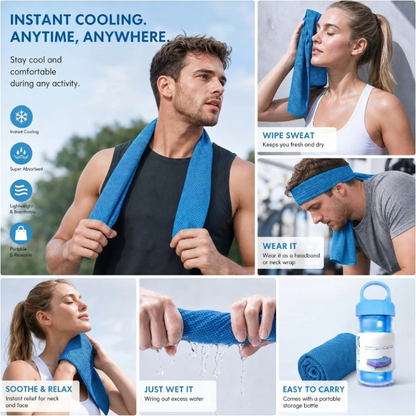 Snap-Activated Instant Cooling Towel