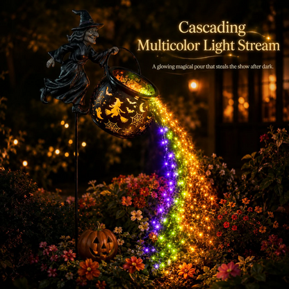 🧙‍♀Halloween Witch Cauldron Garden Light🎃✨