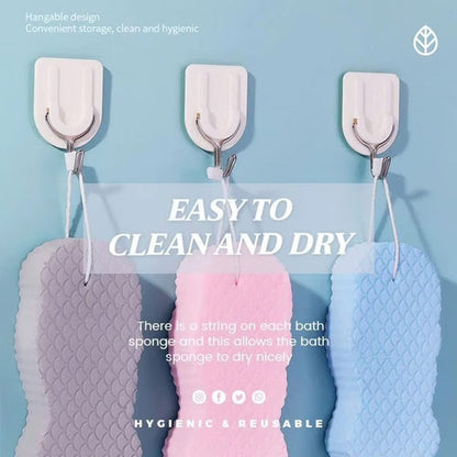 3D Super Soft Exfoliating Bath Sponge
