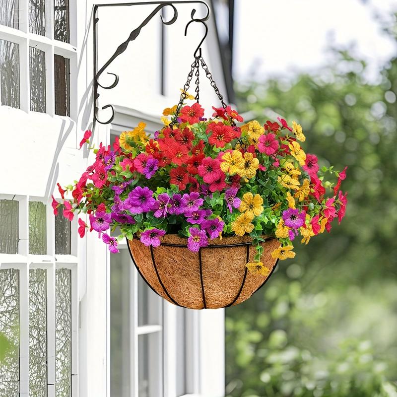 UV Resistant Look Real Colorful Spring Flowers