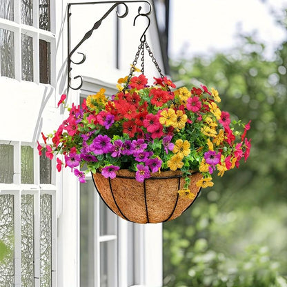 UV Resistant Look Real Colorful Spring Flowers