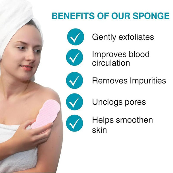 3D Super Soft Exfoliating Bath Sponge