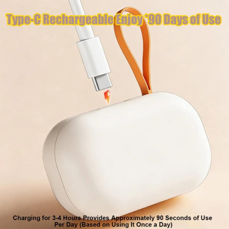 The Rechargeable Ultrasonic Cleaner-Clear Lenses In Minutes!