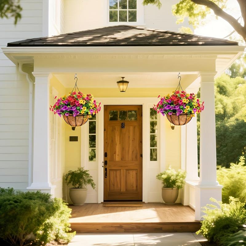 UV Resistant Look Real Colorful Spring Flowers