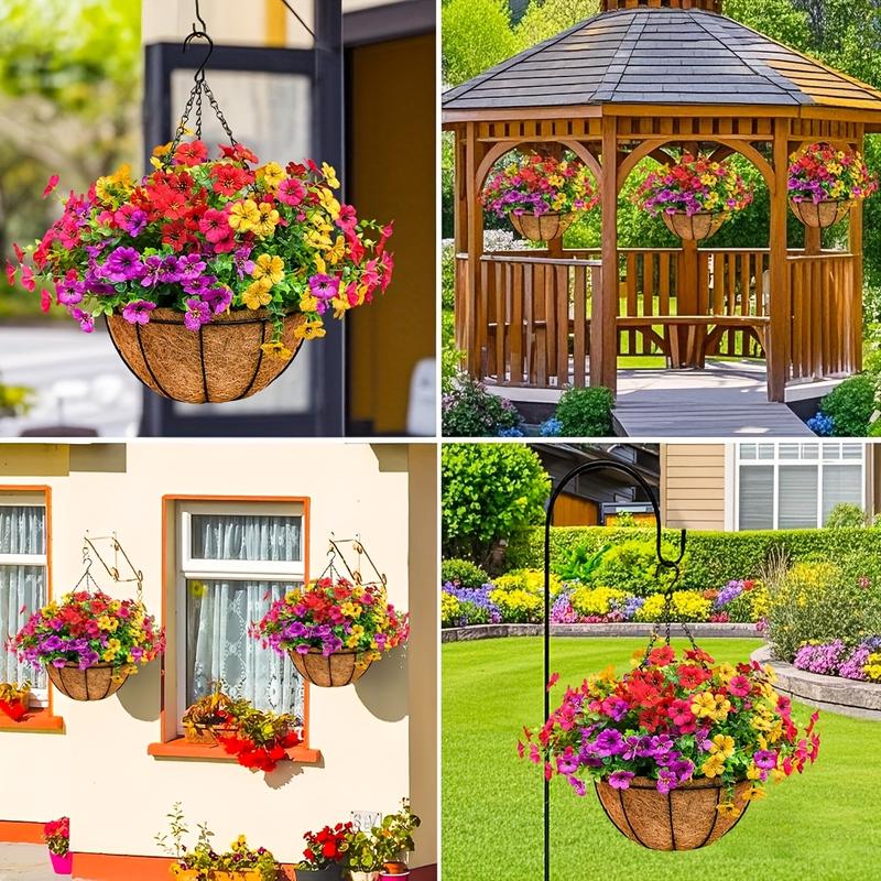 UV Resistant Look Real Colorful Spring Flowers