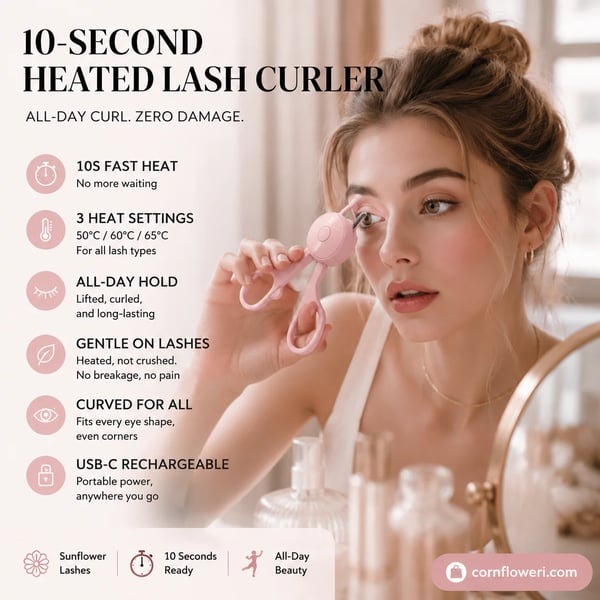 Electric Heated Eyelash Curler