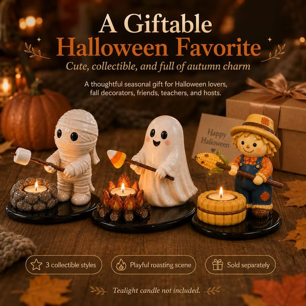 Halloween Campfire Tealight Holder