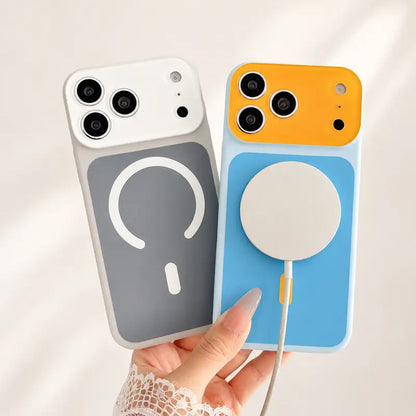 Color Block MagSafei Phone Case 13-17